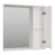 Зеркальный шкаф Misty Атлантик - 70 правый (белый) П-Атл-4070-010П