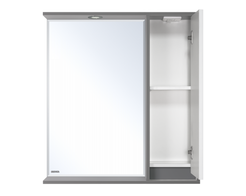 Зеркальный шкаф Brevita Balaton - 75 правый (комбинированный)