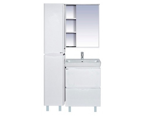 Зеркальный шкаф Misty Венера - 55 Зеркало-шкаф прав. со светом белое П-Внр04055-01СвП