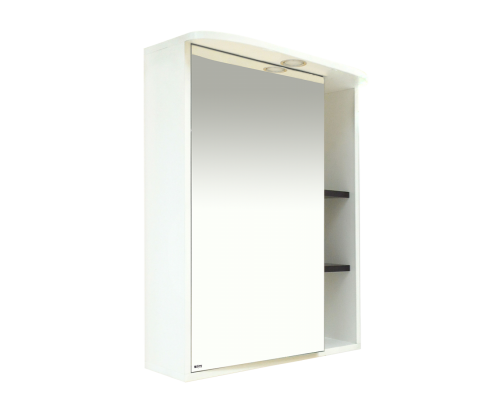 Зеркальный шкаф Misty Венера - 55 Зеркало-шкаф лев. со светом комбинированное П-Внр04055-25СвЛ