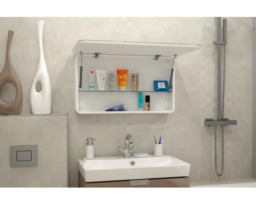 Зеркальный шкаф Misty Токио - 900х530 LED с розеткой МВК010 Зеркальный шкаф Misty Токио - 900х530 LED с розеткой МВК010