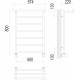Полотенцесушитель Terminus Контур с/п П7 500х800