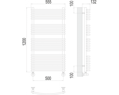 Полотенцесушитель Terminus Марио П24 500х1200