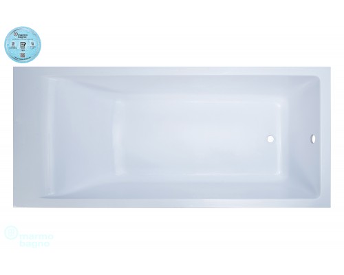 Ванна из литьевого мрамора Marmo Bagno Алесса MB-ALN160-70, 160х70 см