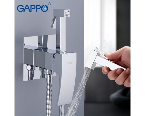 Смеситель с гигиеническим душем Gappo G7207-1