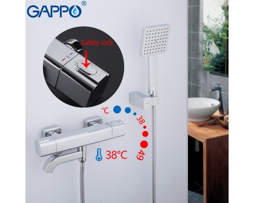 Смеситель Gappo для ванны термостатический G3291