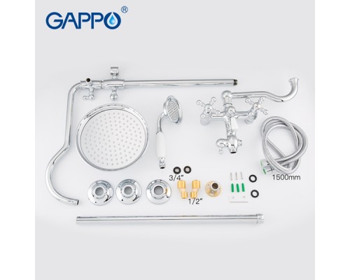 Душевая стойка со смесителем Gappo G2489