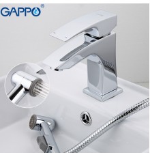 Смеситель для раковины с гигиеническим душем Gappo Jacob G1207