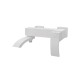 Набор для ванны 3 в 1 Hansberge CUBITO H7077WW White