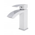 Cмеситель для раковины Hansberge CUBITO H1077W White/Chrome