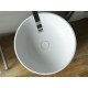 CY-FREE Раковина напольная круглая диаметр 44 см. из материала Luxolid, цвет белый матовый