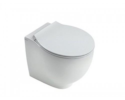 LE FIABE 50 Унитаз напольный, цвет белый,система крепления PureFix (к стене) в комплекте