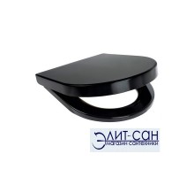 Крышка-сиденье SSWW CT2037 / CT2038 быстросъемная с микролифтом, черная