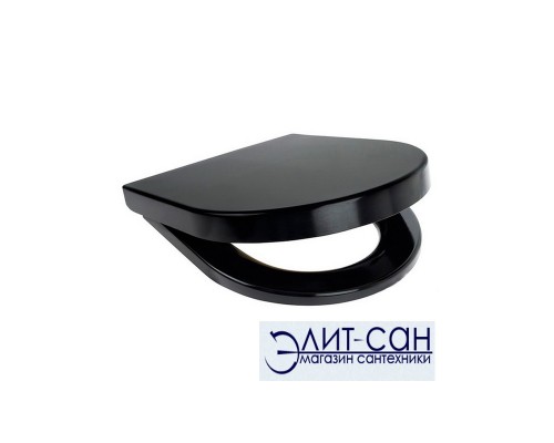 Крышка-сиденье SSWW CT2037 / CT2038 быстросъемная с микролифтом, черная