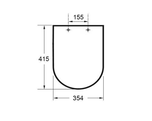 Крышка-сиденье Gustavsberg BASIC металлический крепеж (без микролифта)
