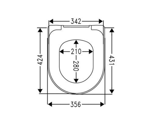 Крышка-сиденье Gustavsberg LOGIC быстросъемная с микролифтом (аналог)