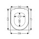 Крышка-сиденье Gustavsberg LOGIC быстросъемная с микролифтом (аналог)