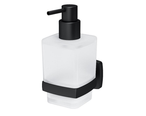 Дозатор для жидкого мыла Am.Pm Gem, цвет держателя черный матовый, A9036922