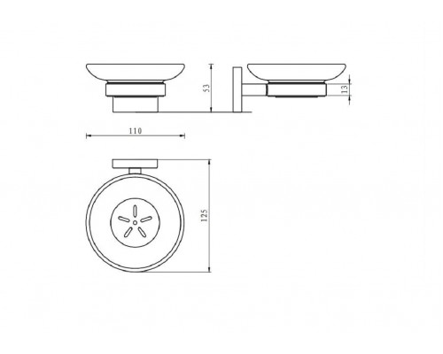 Мыльница Aquanet Flash S7 (210778)