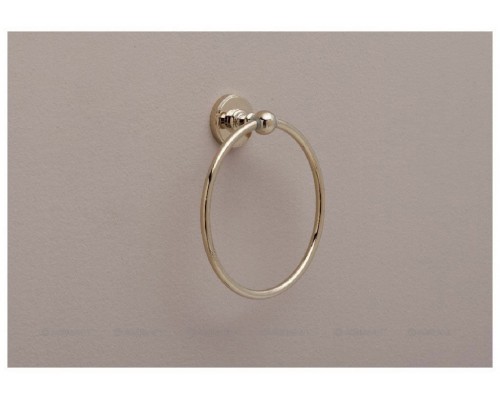 Полотенцедержатель-кольцо Aquanet 4680, 16.7 см, золото (189280)