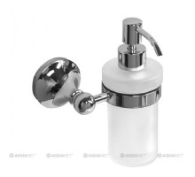 Дозатор для мыла с держателем Aquanet 5581-J, хром (187052)