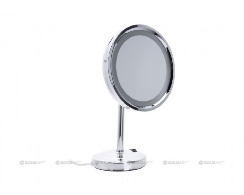Косметическое зеркало Aquanet Lvyi 2209D, с LED-подсветкой, хром (204516)