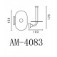 Бумагодержатель Art&Max Ovale AM-E-4083