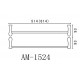 Полотенцедержатель Art&Max Elegant AM-E-1524, 51.4 см, хром