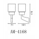 Стакан Art&Max Techno AM-E-4168