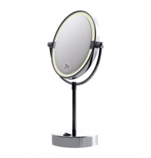 Косметическое зеркало Bemeta 112101622 22.5 x 12 x 35.5 см, с подсветкой, хром