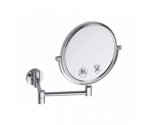 Косметическое зеркало Bemeta 112201518 23.8 x 46.5 x 25.5 см, без подсветки, хром
