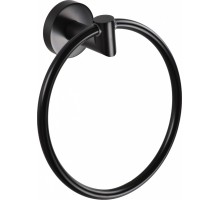 Полотенцедержатель кольцо Bemeta Dark 104204060, 16 см, черный