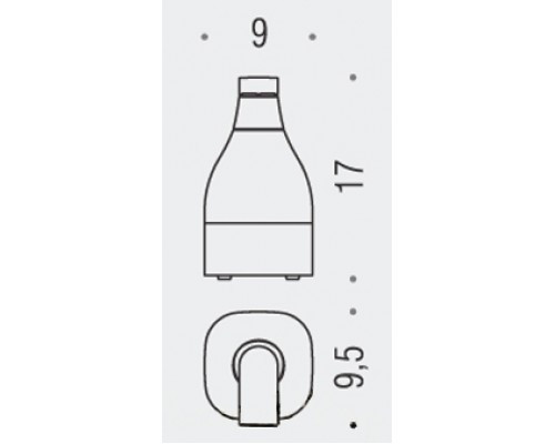 Дозатор для жидкого мыла настольный Colombo ALIZE B9331