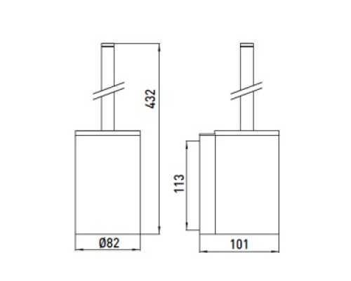 Ершик туалетный Emco System 2 3515 001 00