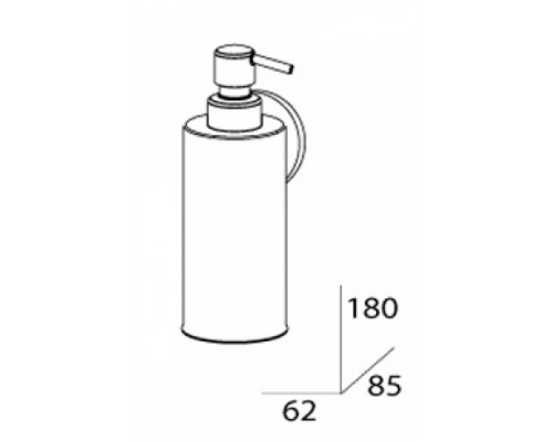 Дозатор для жидкого мыла FBS Standard STA 011