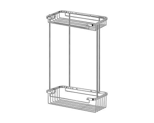 Полочка-решетка 2-х ярусная FBS Ryna RYN 020 20/20 см