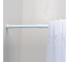 Карниз для ванны Fixsen FX-51-013 140x260 см раздвижной, алюминий, цвет белый