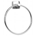 Полотенцедержатель кольцо Fixsen Kvadro FX-61311, 16 см, хром
