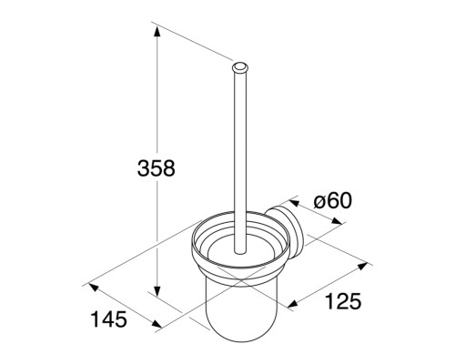 Щетка для унитаза Gustavsberg G2 GB41103850 00