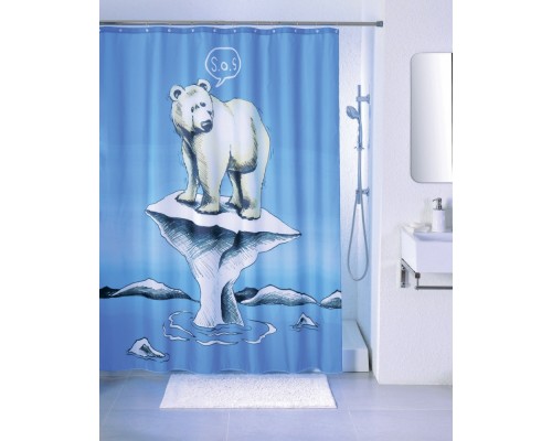 Штора для ванной Iddis Polar Bear SCID180P
