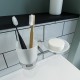 Стакан для зубных щеток и мыльница Iddis Edifice, хром, EDIMBG0i57