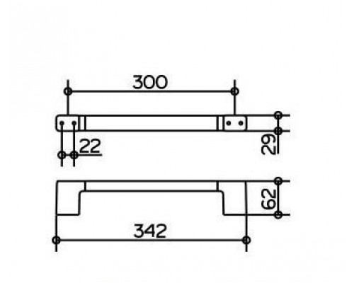 Поручень Keuco Collection Moll 12707 010000