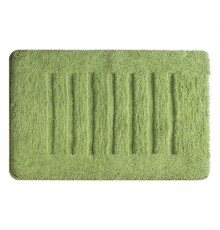 Коврик для ванной Milardo MMI181M, 50 х 80 см, микрофибра, зеленый - green lines