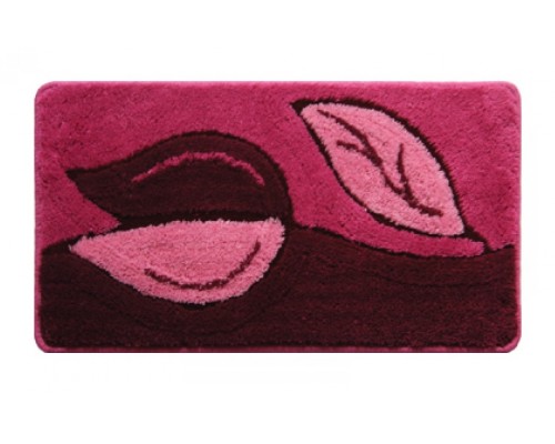 Коврик для ванной комнаты Milardo Magic Lily 40 x 70 см, 450A470M12, акрил, розовый
