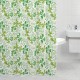 Штора для ванной комнаты Milardo Jungle Flowers 620P180M11 180 x 200 см, полиэстер, зеленый