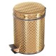Корзина для мусора Camelos 05GС-9, 5 л., золото, стеганое