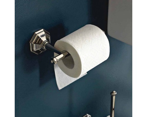 Держатель для туалетной бумаги Sbordoni Deco DE102CNI, никель/белый