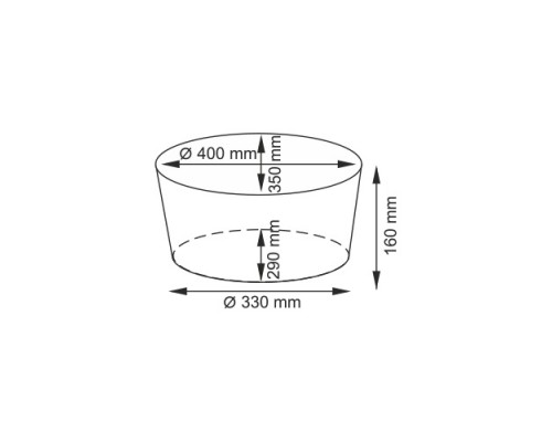 Корзина WasserKraft  WB-280-M средняя для белья