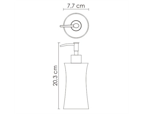 Дозатор для жидкого мыла WasserKRAFT  K-7699