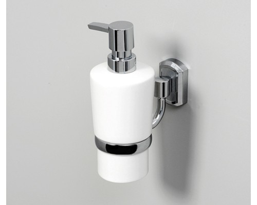 Дозатор для жидкого мыла с держателем WasserKRAFT K-28199